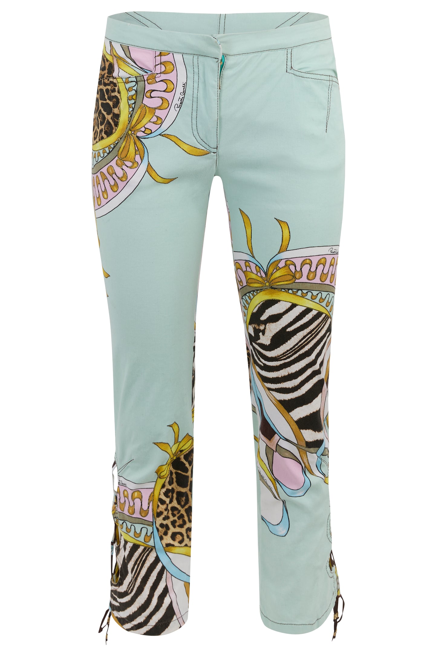 Vintage Roberto Cavalli S/S 2004 Rare Printed Trousers