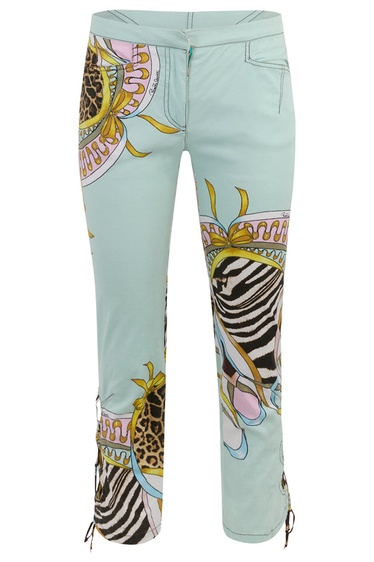Vintage Roberto Cavalli S/S 2004 Rare Printed Trousers
