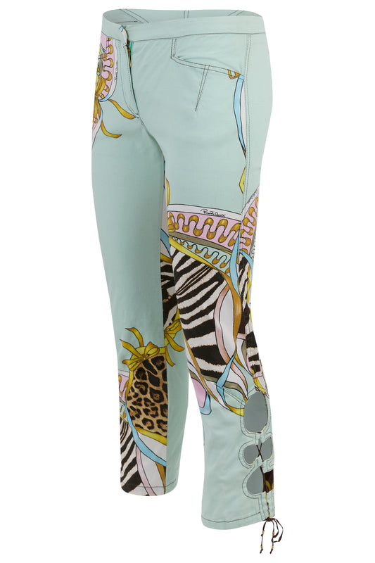 Vintage Roberto Cavalli S/S 2004 Rare Printed Trousers