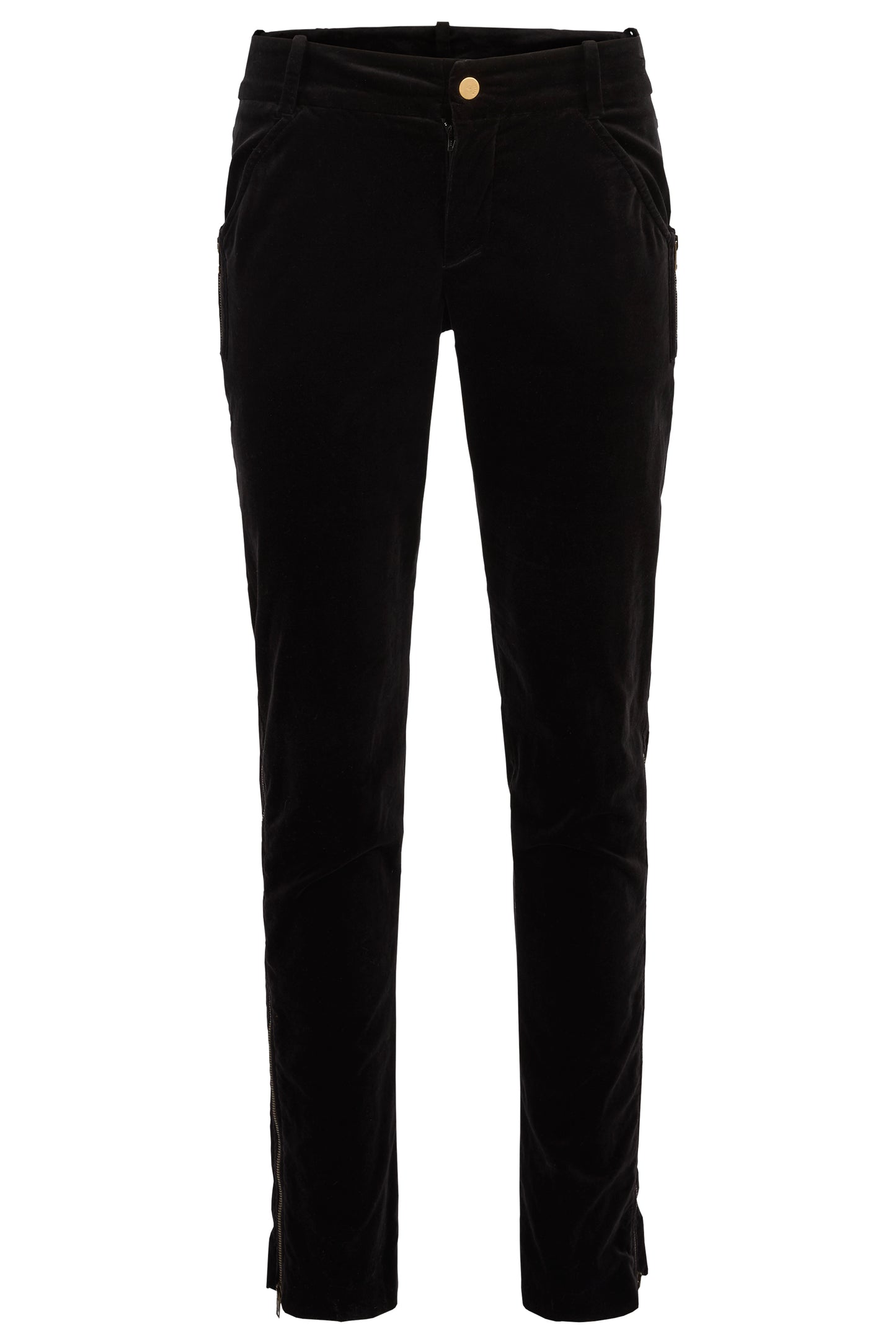 Vintage Gucci F/W 2003 Tom Ford Black Velvet Trousers
