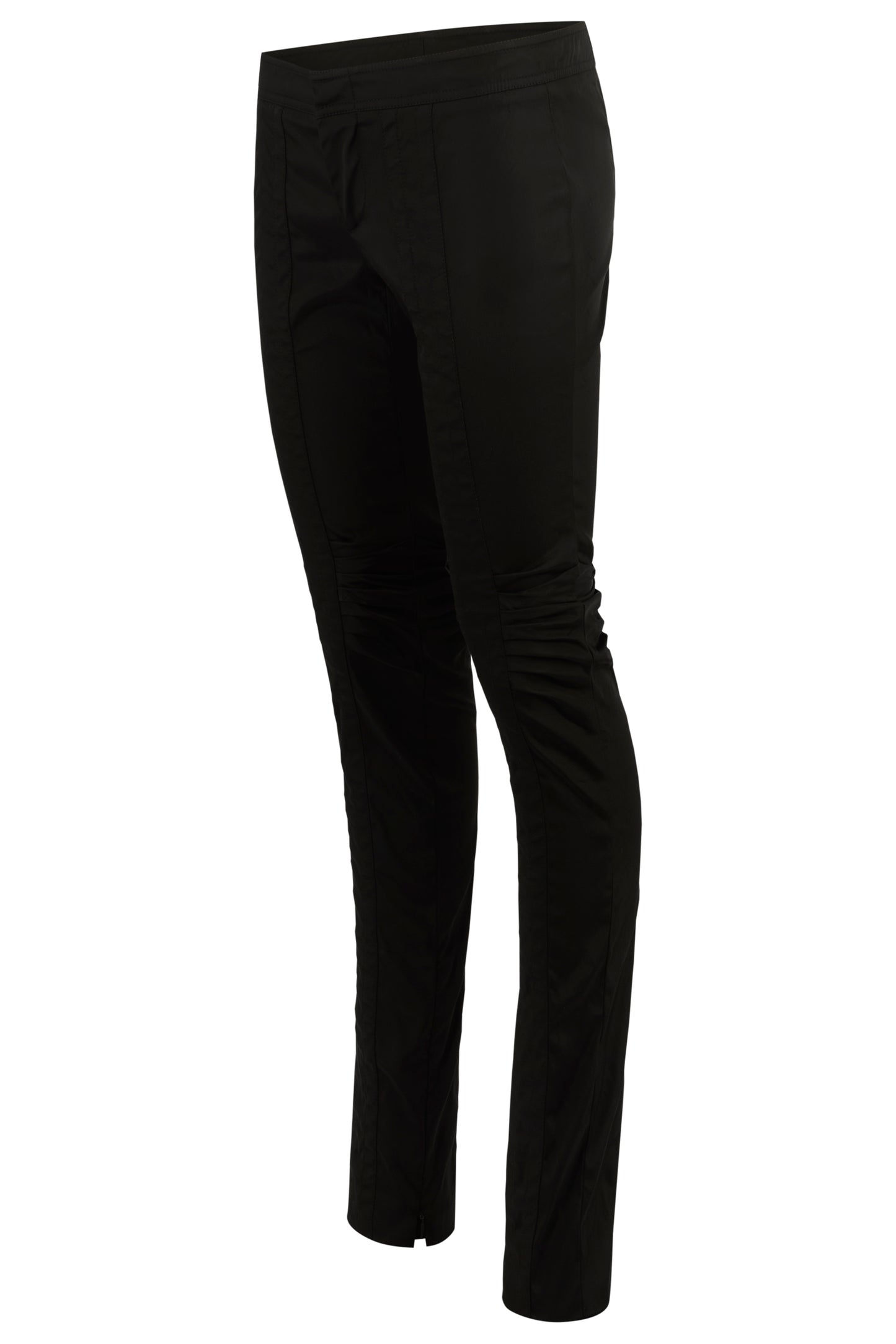 Vintage Gucci A/W 2004 Tom Ford Black Ruched Silk Trousers