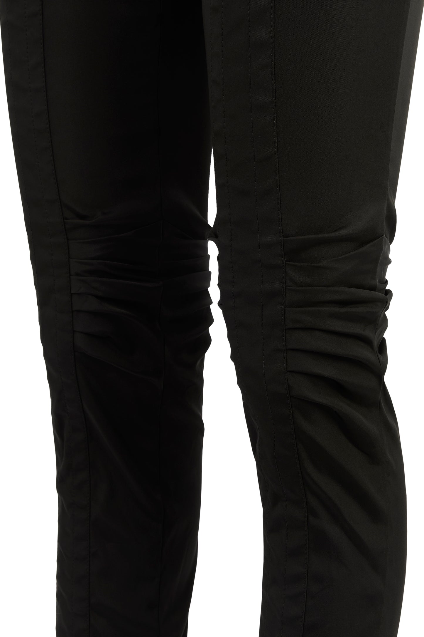 Vintage Gucci A/W 2004 Tom Ford Black Ruched Silk Trousers