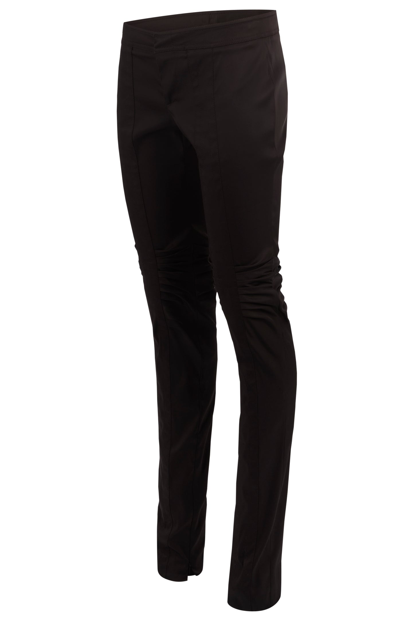 Vintage Gucci A/W 2004 Purple Ruched Silk Trousers