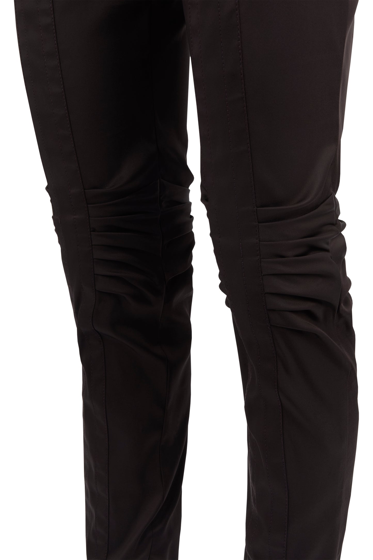 Vintage Gucci A/W 2004 Purple Ruched Silk Trousers