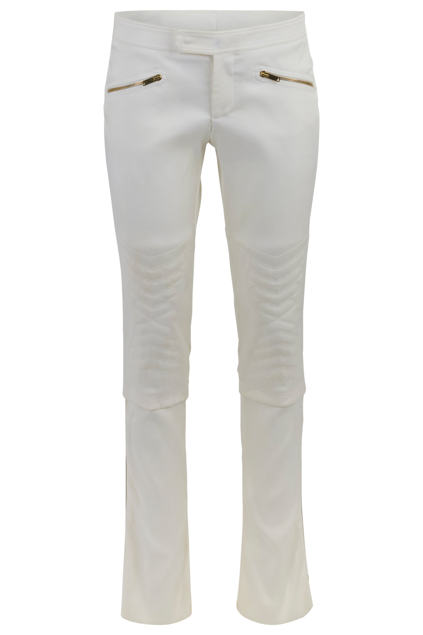 Vintage Gucci Tom Ford A/W 2003 Motor White Trousers