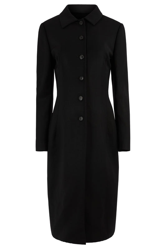 Vintage Dolce & Gabbana 2000's Wool Black Coat