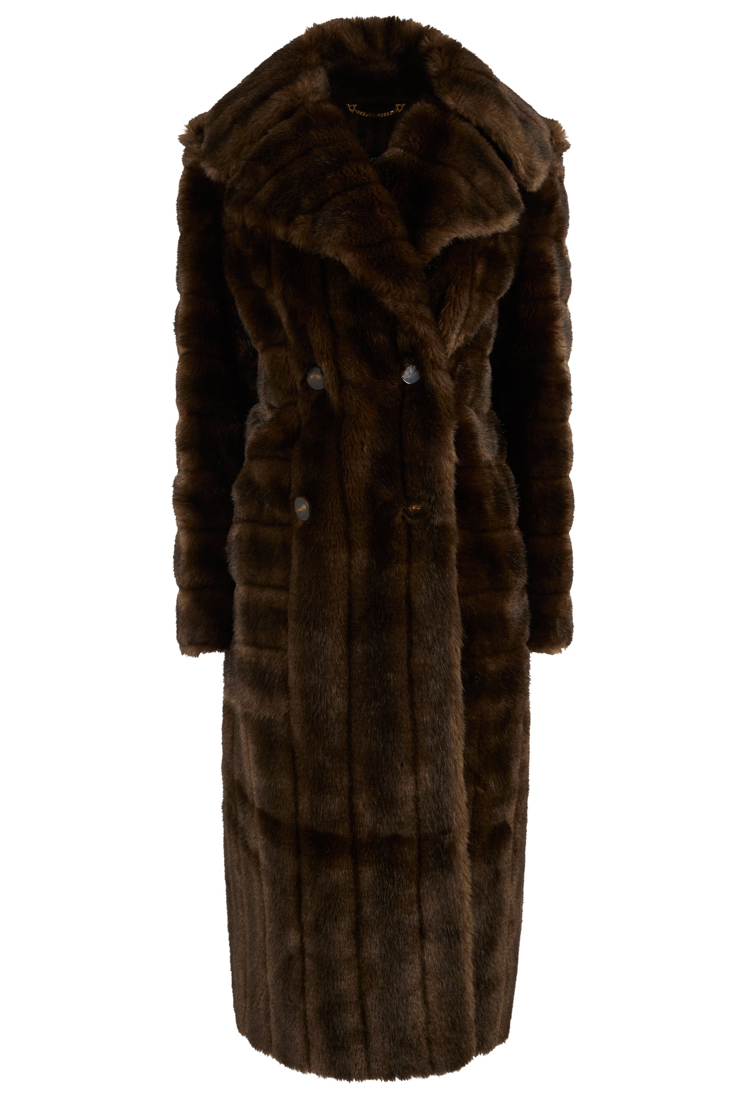 Vintage Gucci Runway F/W 1995 Maxi Faux Fur Coat