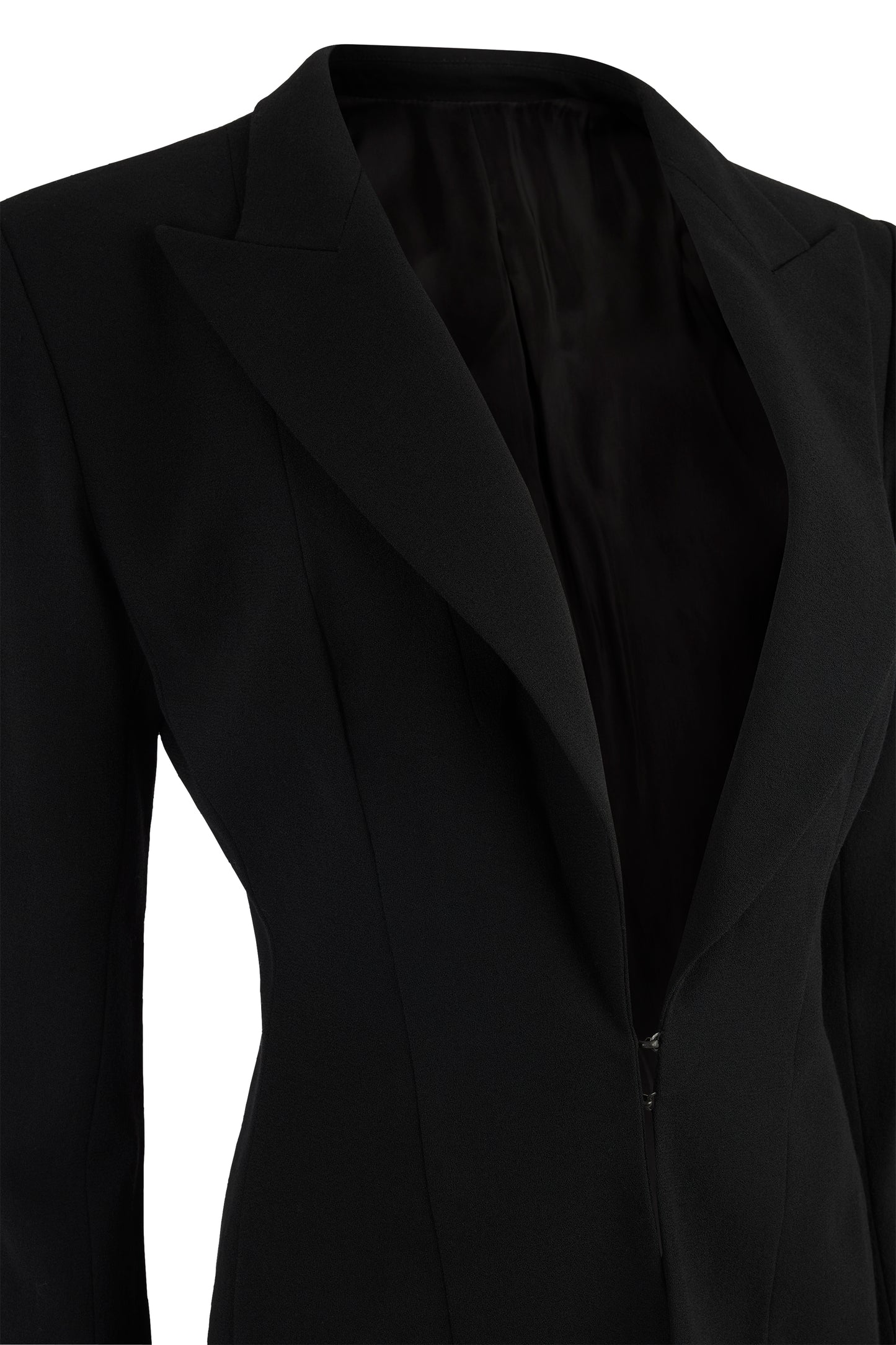 Vintage S/S 1998 Christian Dior Black Fitted Blazer