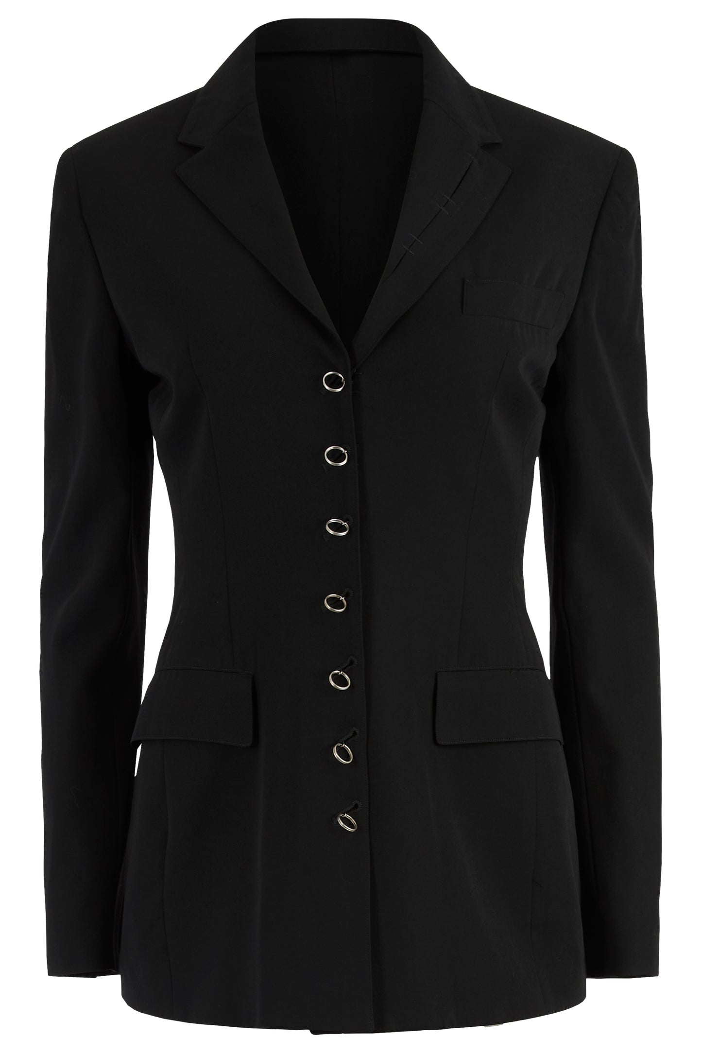 Vintage 1990's Jean Paul Gaultier Black Wool Fitted Blazer