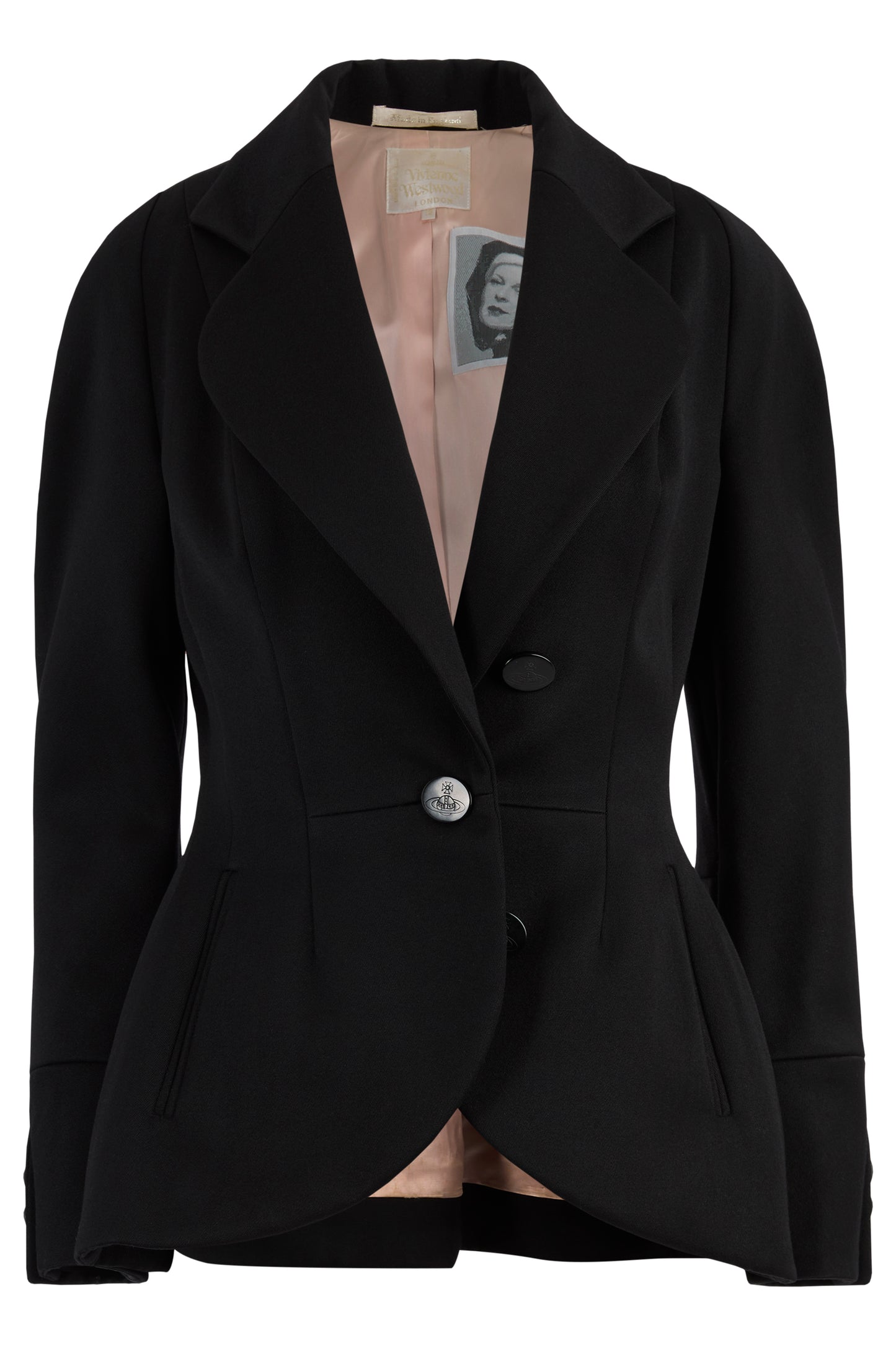 Vintage Vivienne Westwood F/W 1995 Runway Black Wool Blazer