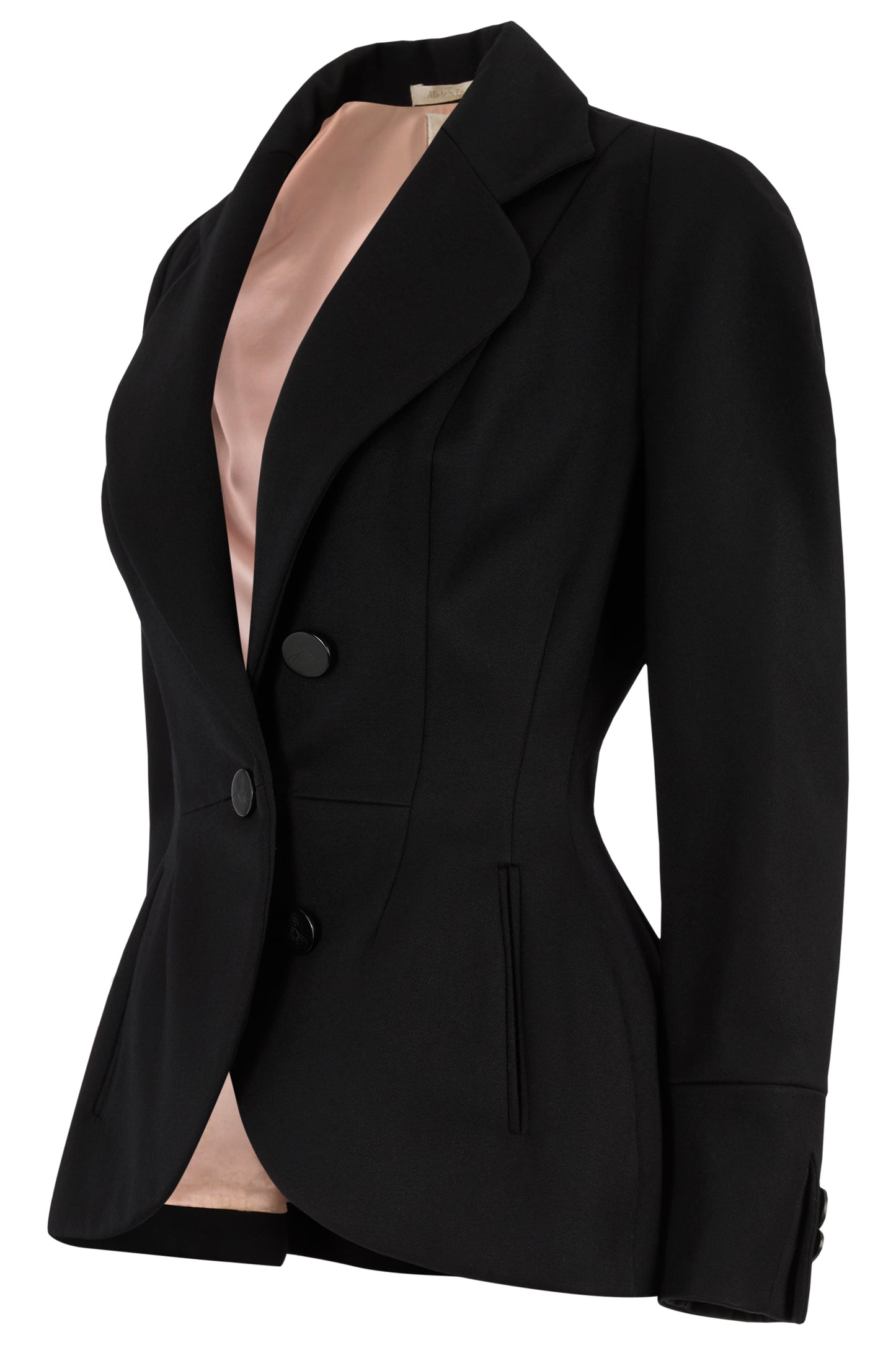 Vintage Vivienne Westwood F/W 1995 Runway Black Wool Blazer