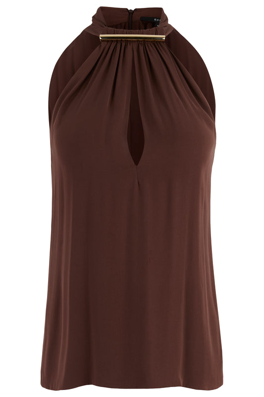 Gucci 2010 Silk Brown Top