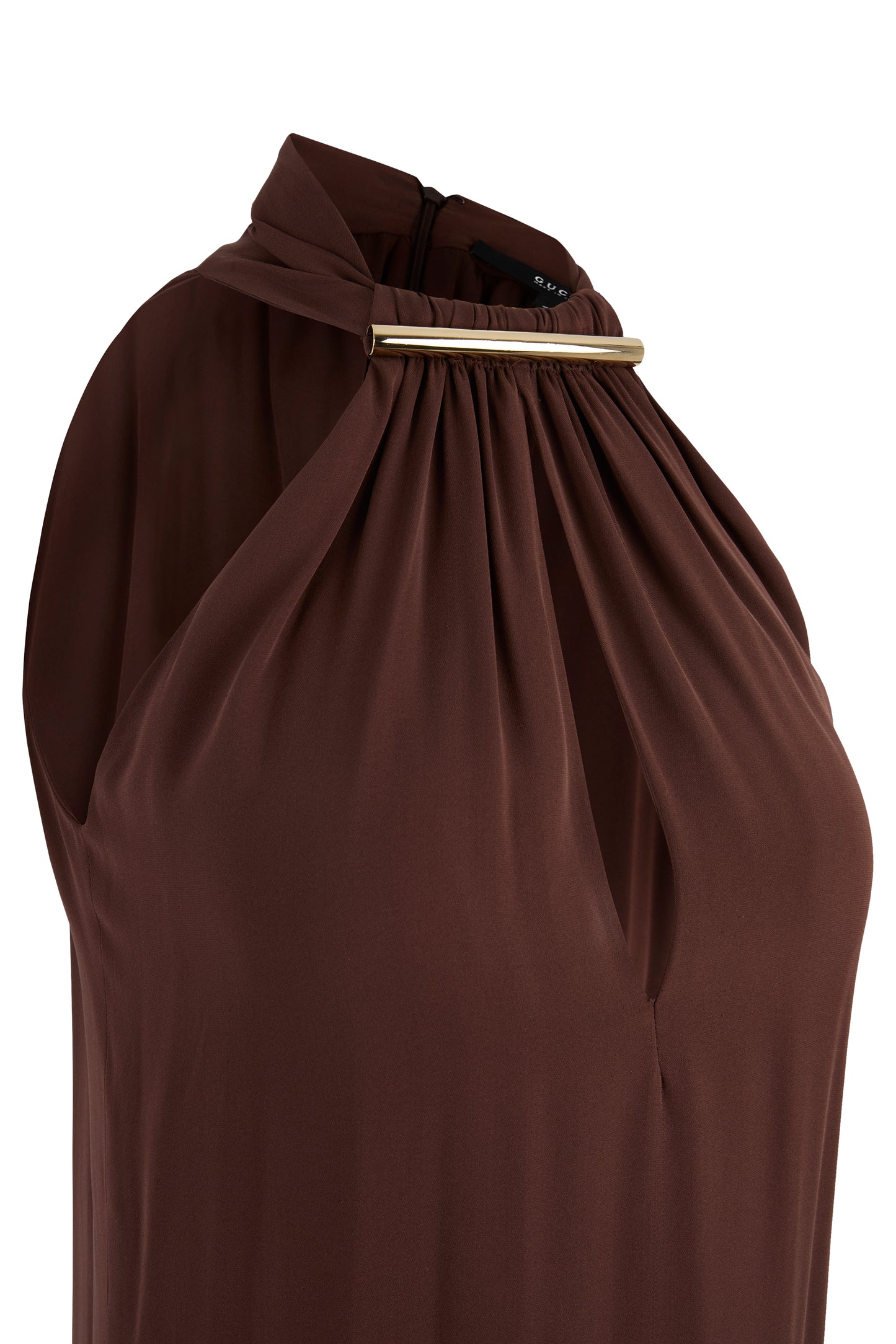 Gucci 2010 Silk Brown Top