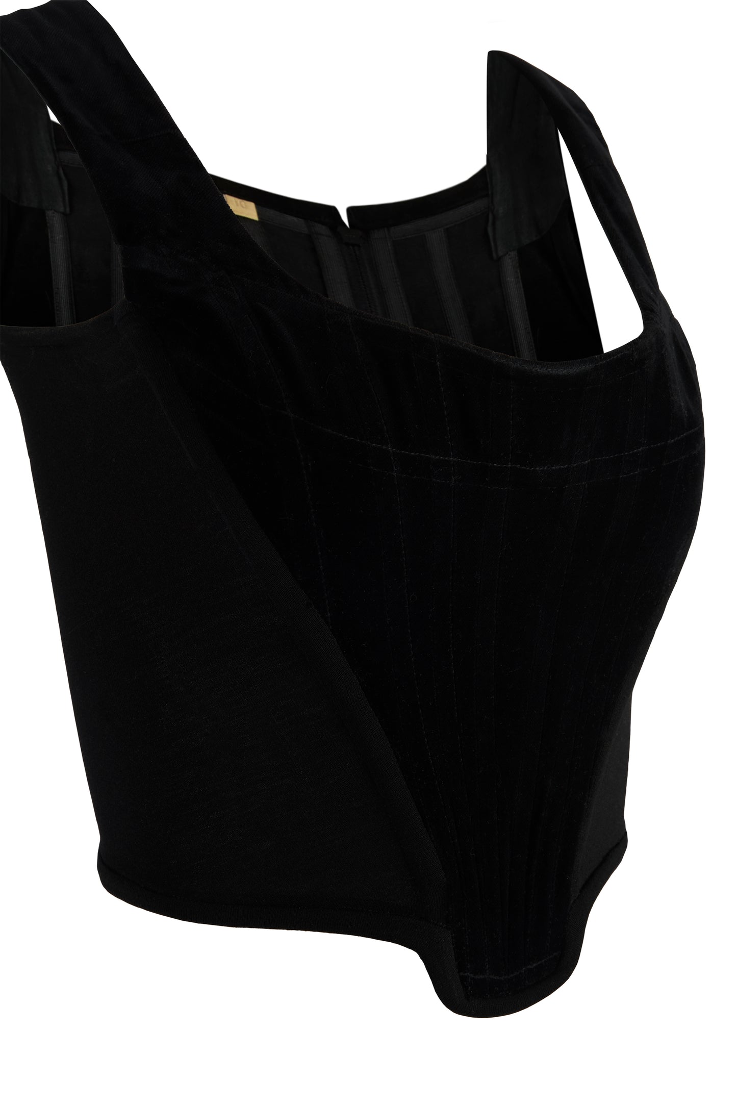 Vintage Vivienne Westwood "Cafe Society S/S 1994 Black Velvet Corset