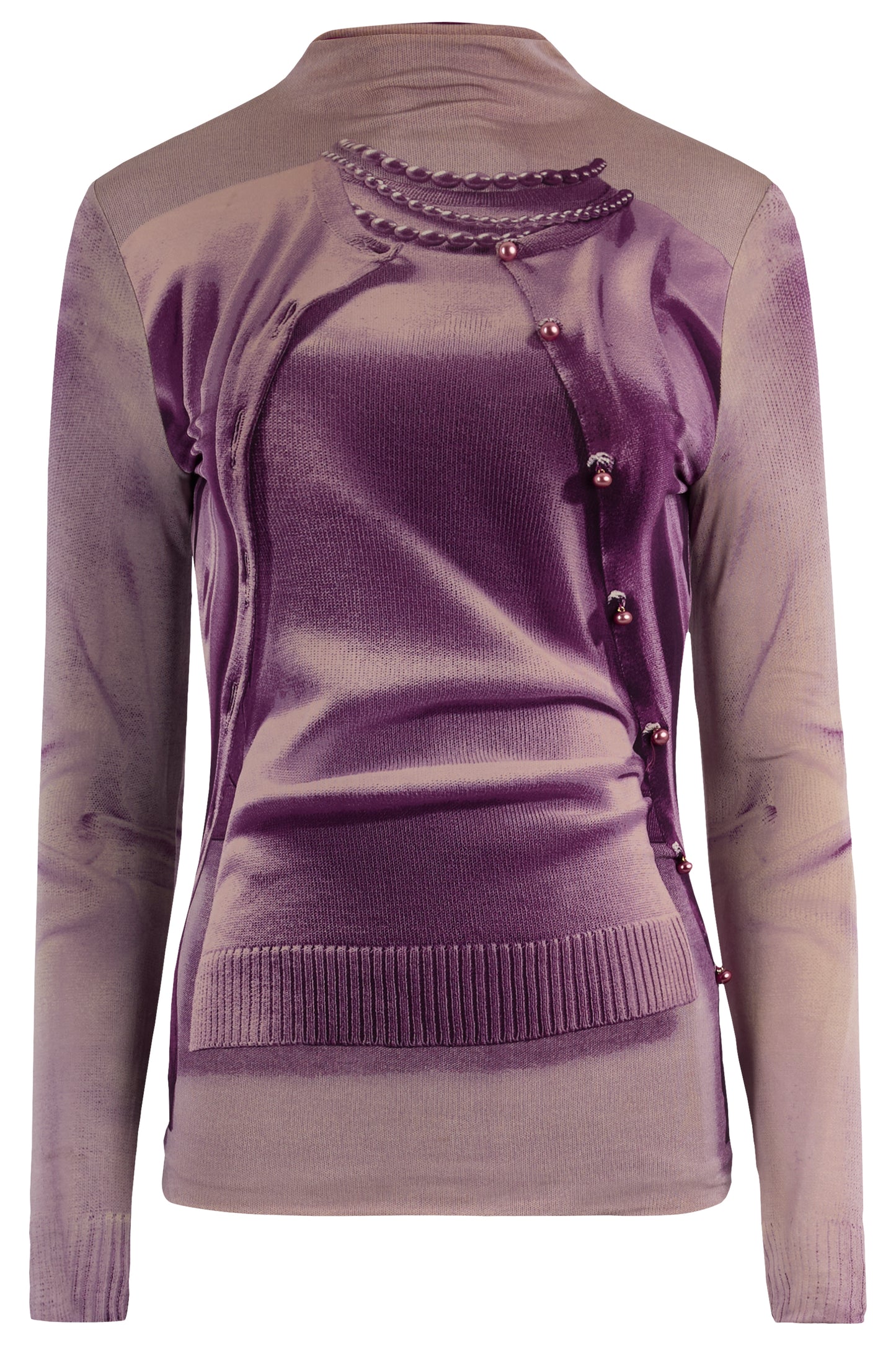 Vintage Jean Paul Gaultier " Trompe l'oeil" F/W 2004 Long-Sleeve Top