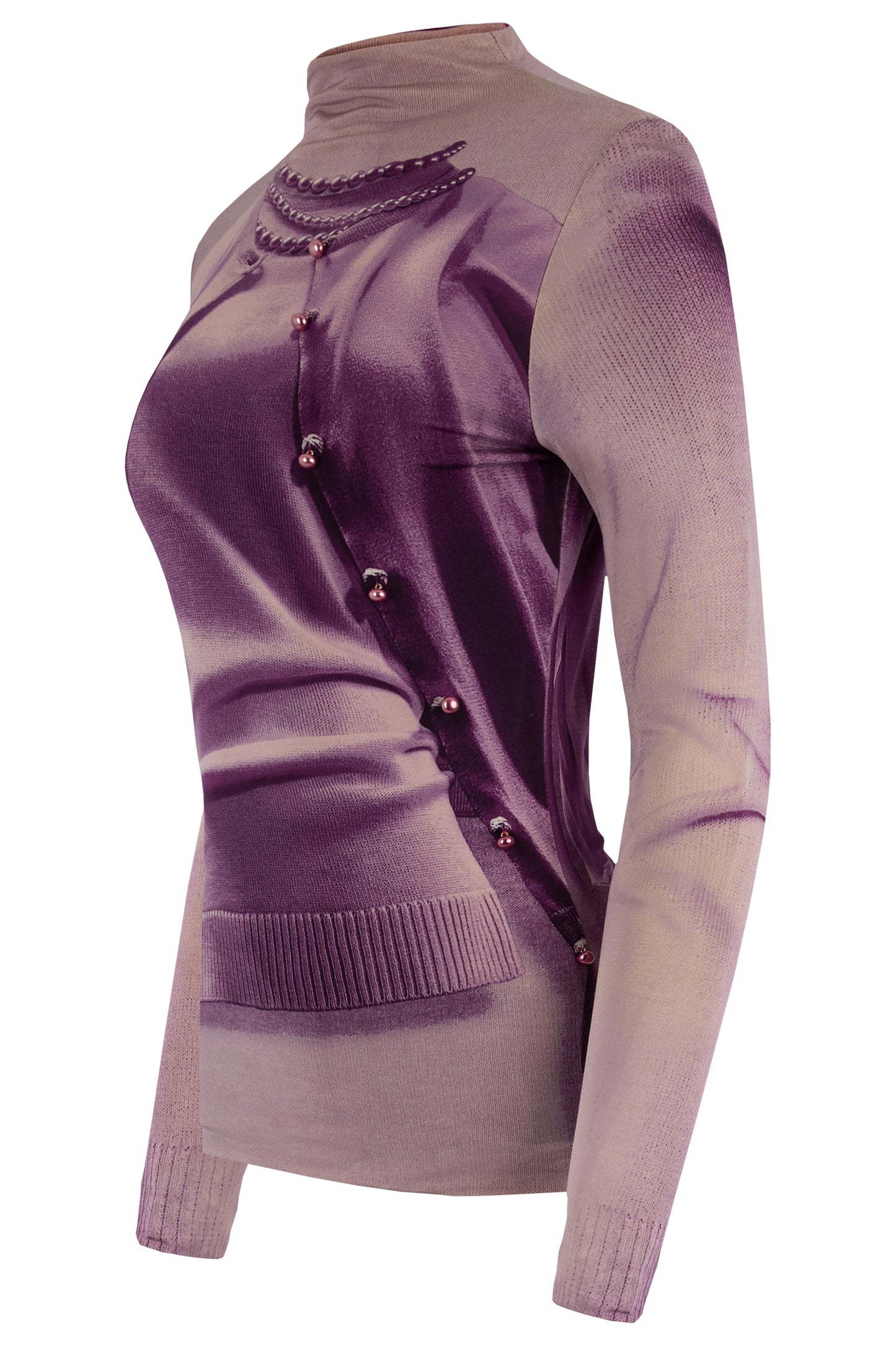 Vintage Jean Paul Gaultier " Trompe l'oeil" F/W 2004 Long-Sleeve Top