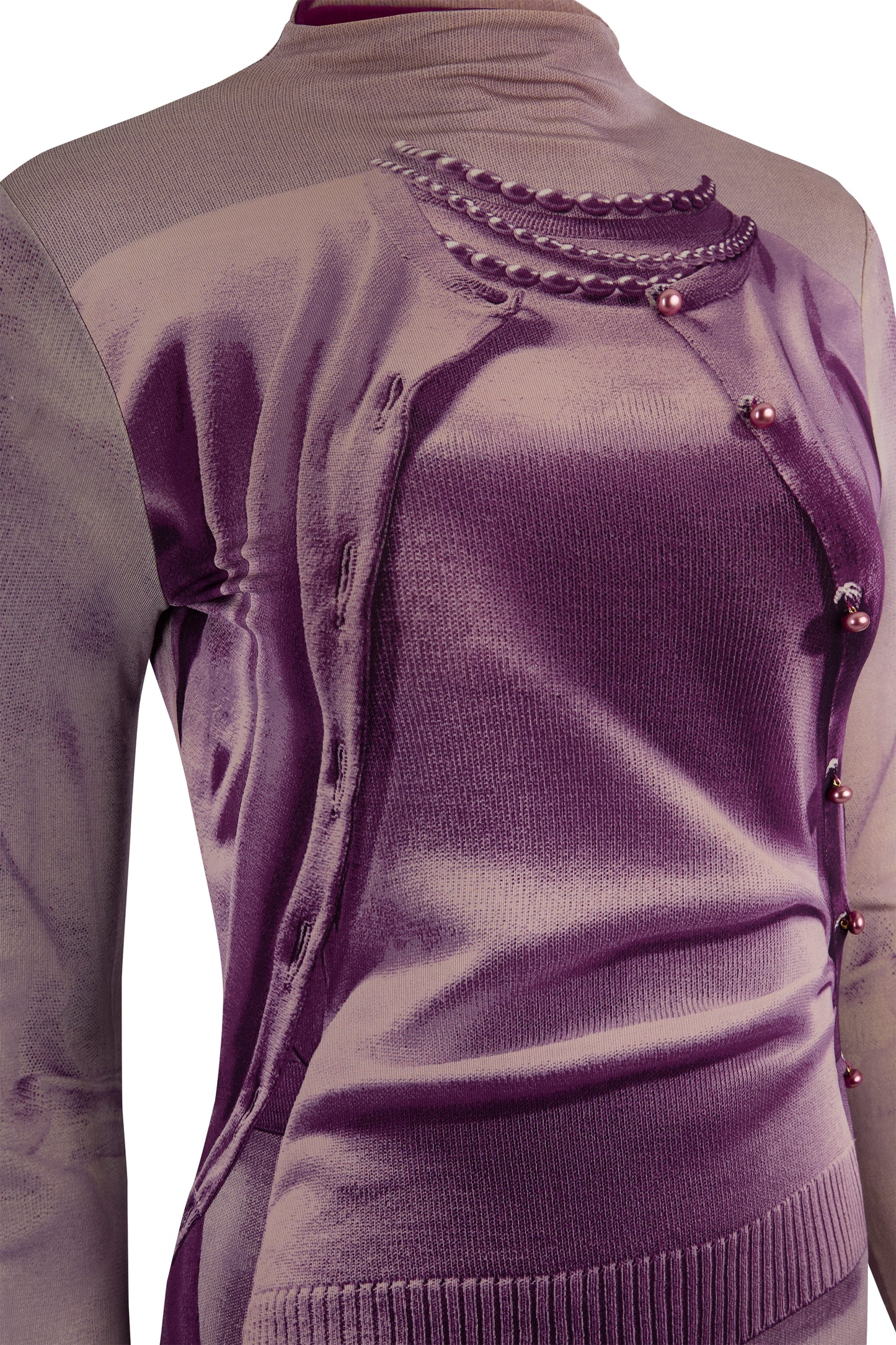 Vintage Jean Paul Gaultier " Trompe l'oeil" F/W 2004 Long-Sleeve Top