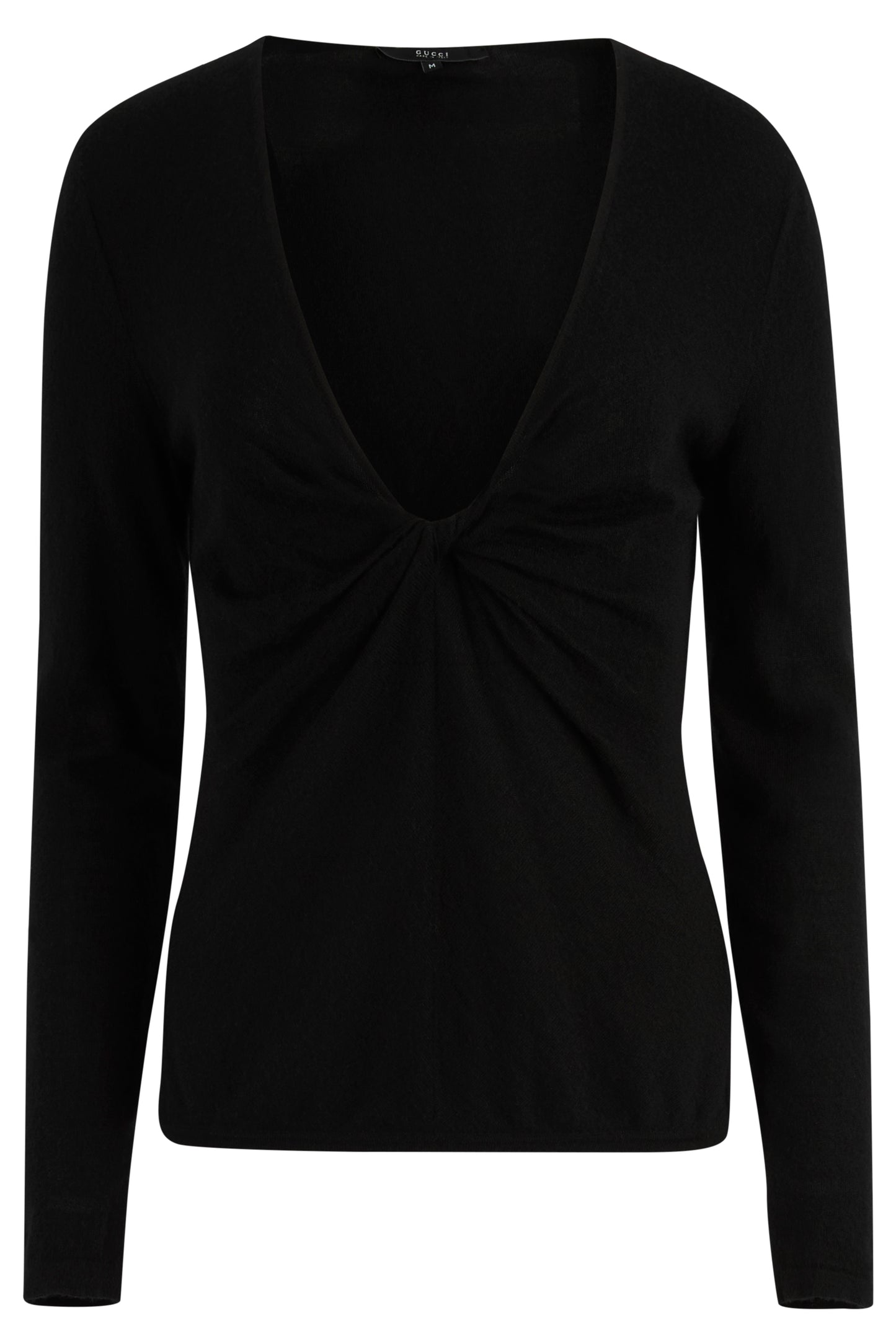 Vintage 1990's Gucci Black Cashmere Jumper