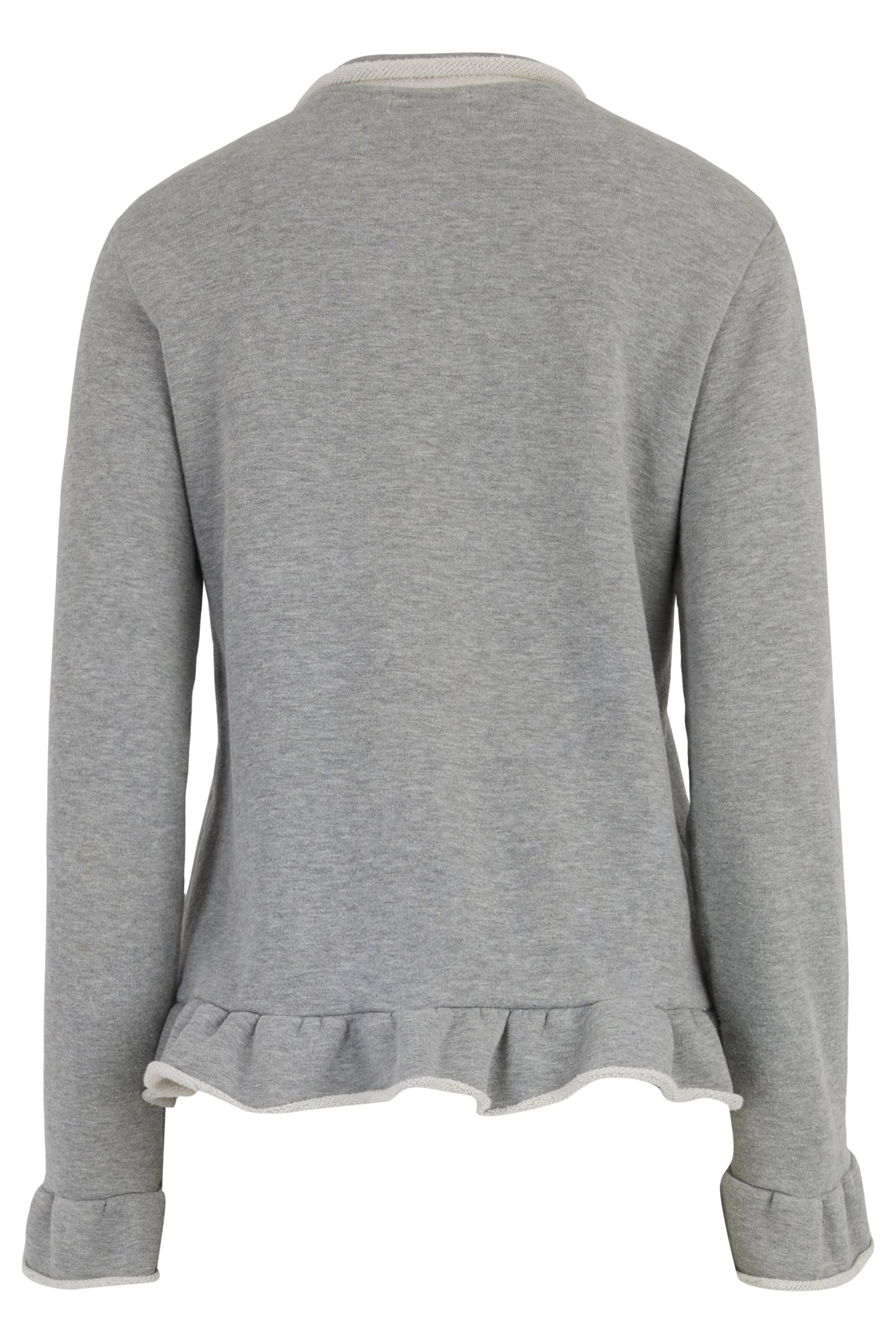 Vintage 2000's Comme des Garçons Grey Ruffles Cardigan