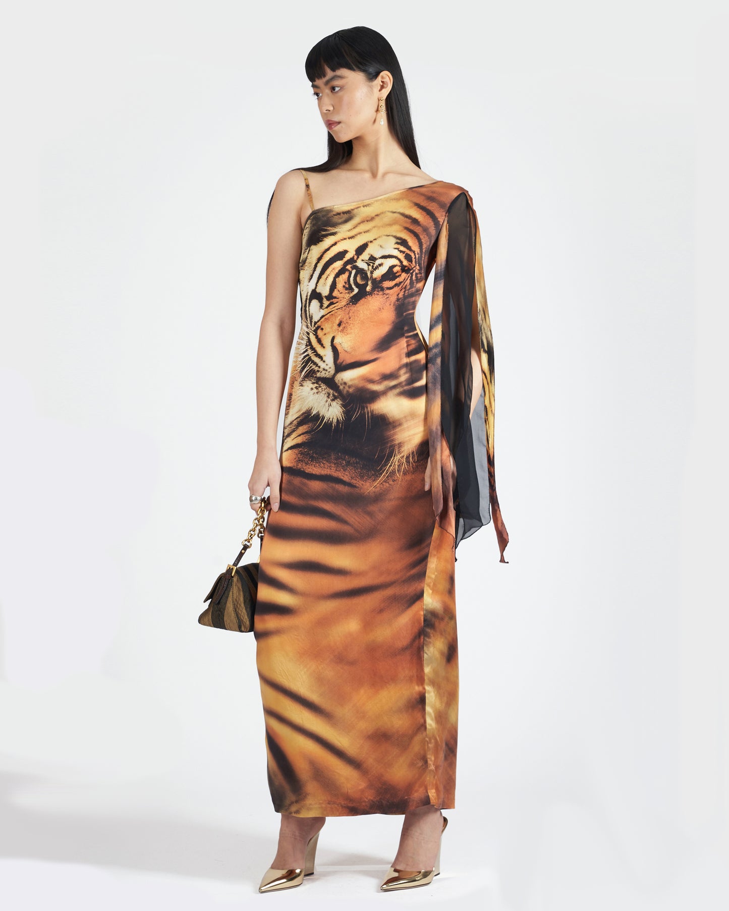Vintage F/W 2000 Reworked Tiger Dress