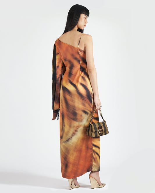 Vintage F/W 2000 Reworked Tiger Dress