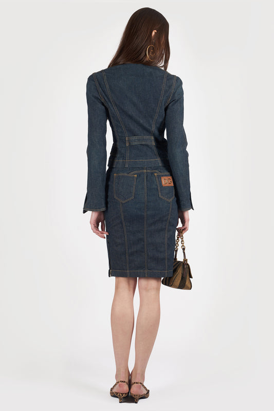 2000’s Denim Corset Two Piece