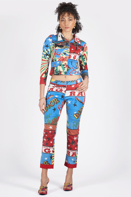 S/S 2004 Rasta Print Trouser Co-ord