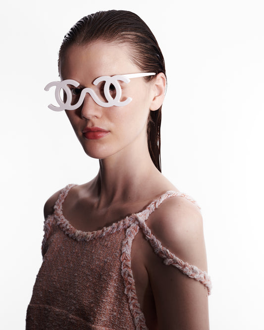 Vintage 1994 Runway CC Logo Sunglasses