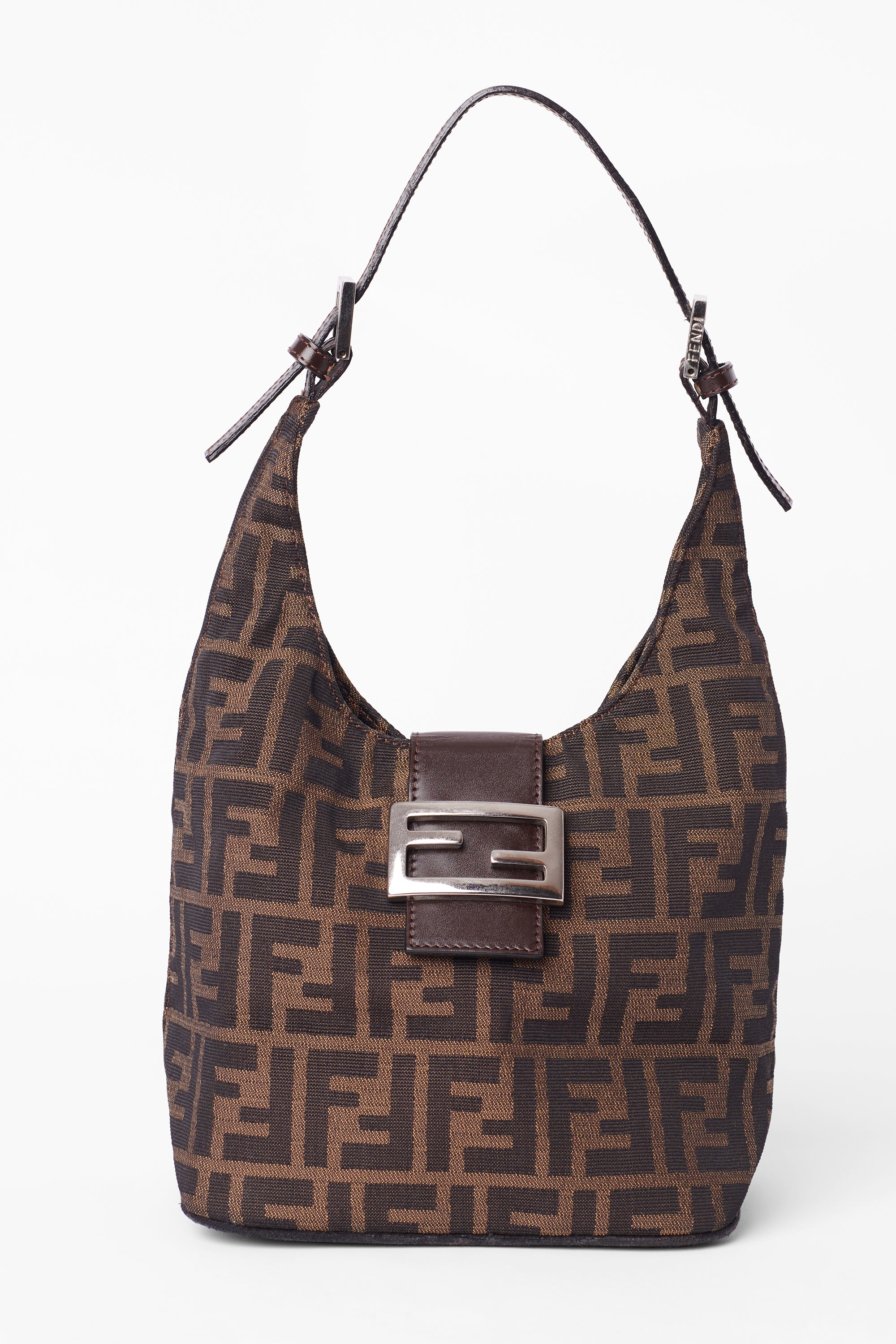 Fendi brown zucca on sale bag