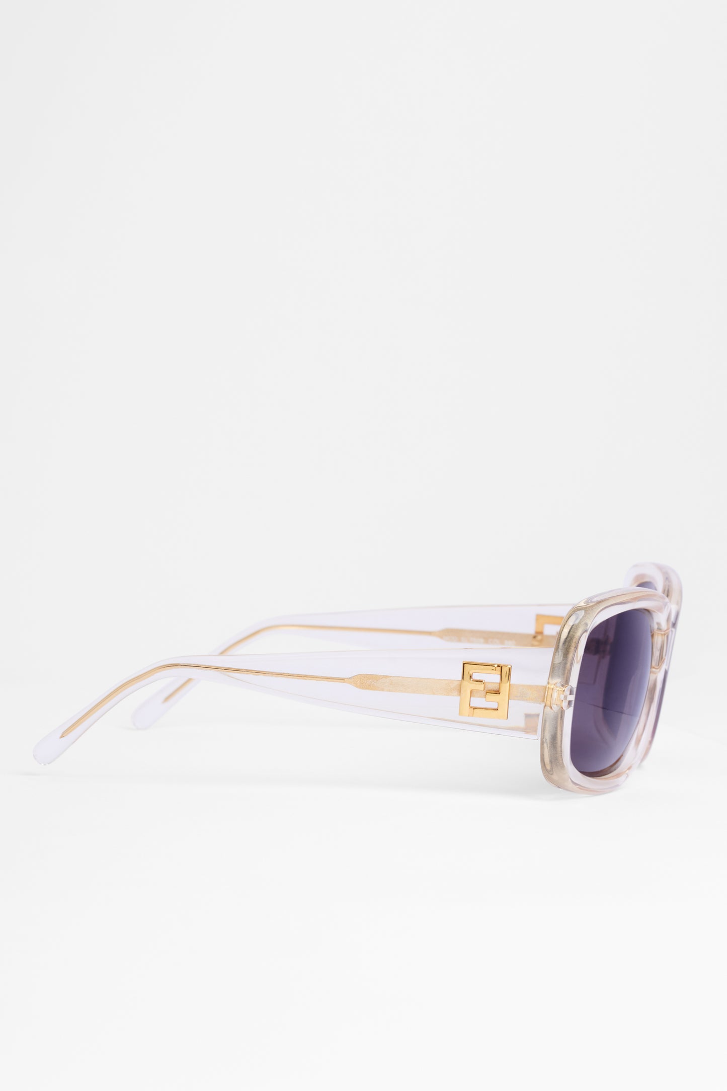 Clear Acetate Square Sunglasses