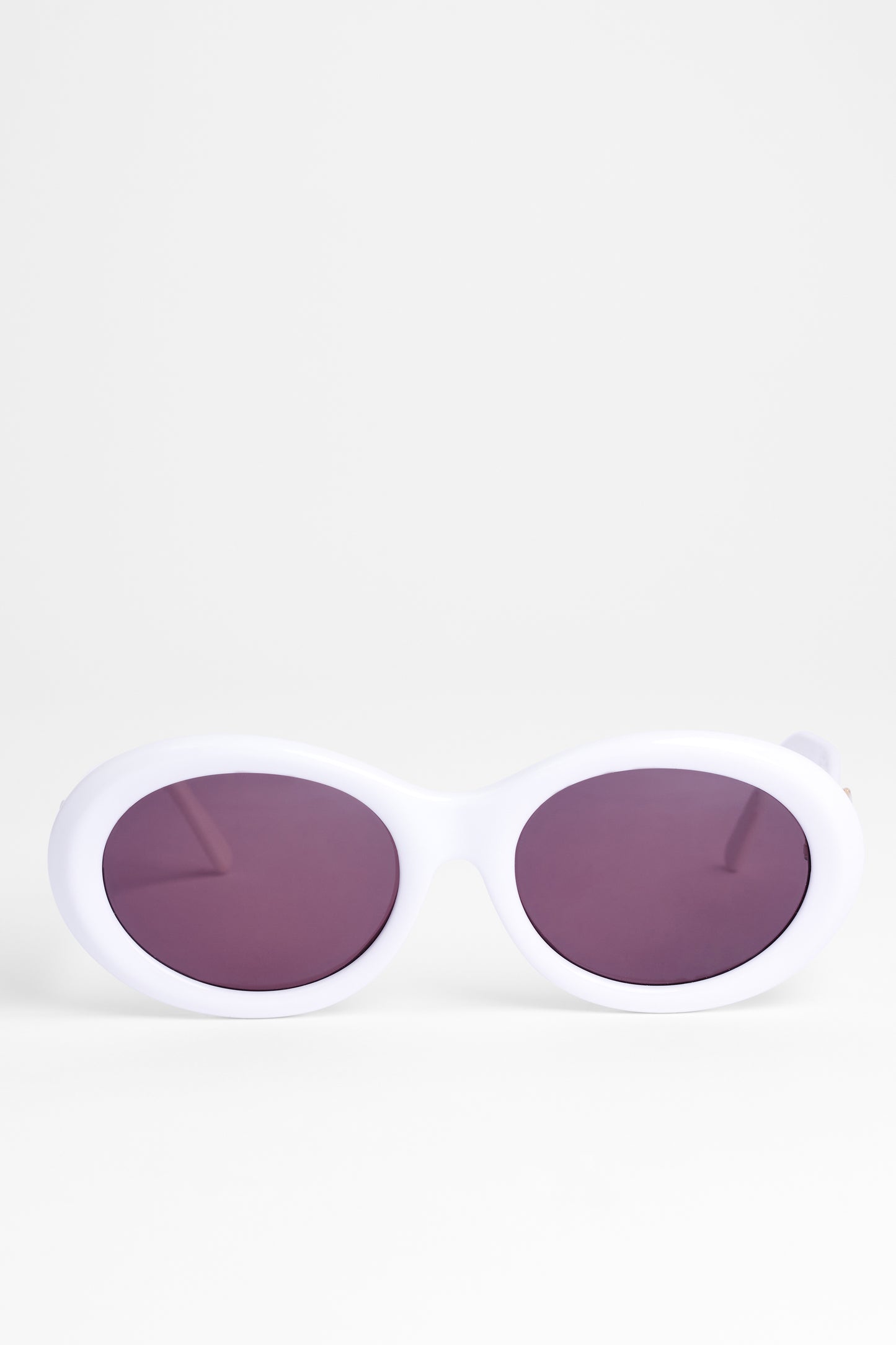 Vintage 1990’s White Oval Sunglasses