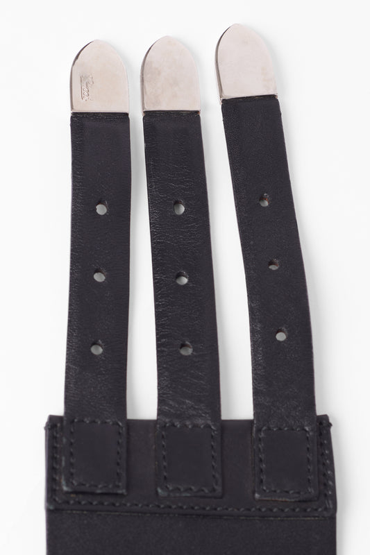Vintage F/W 2006 Black Leather Belt