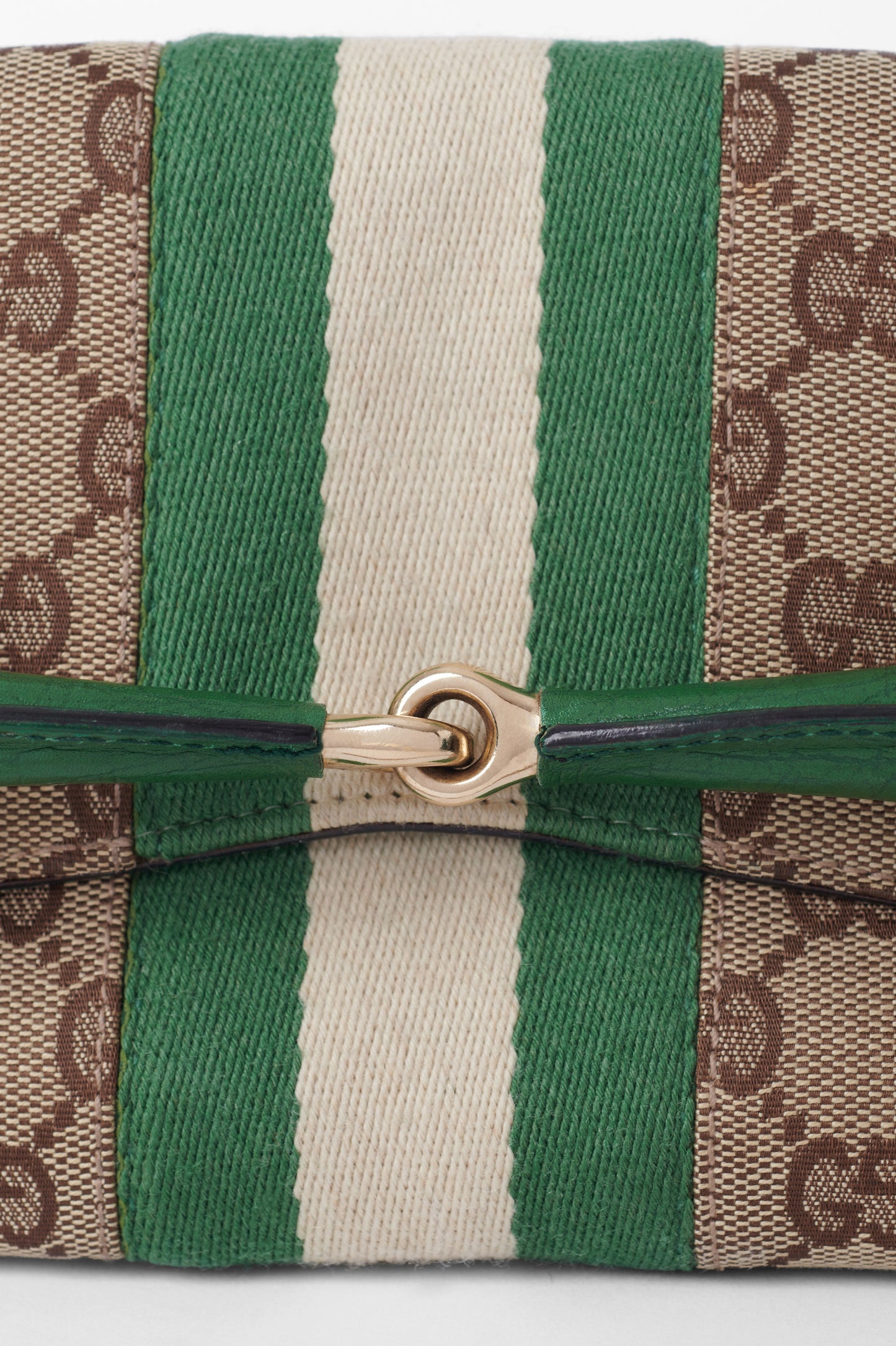 Vintage S/S 2003 Green Horsebit 1955 Clutch Bag