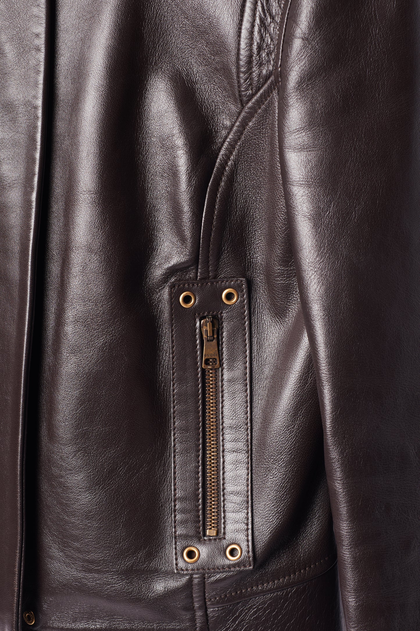 Vintage 2004 Brown Leather Jacket