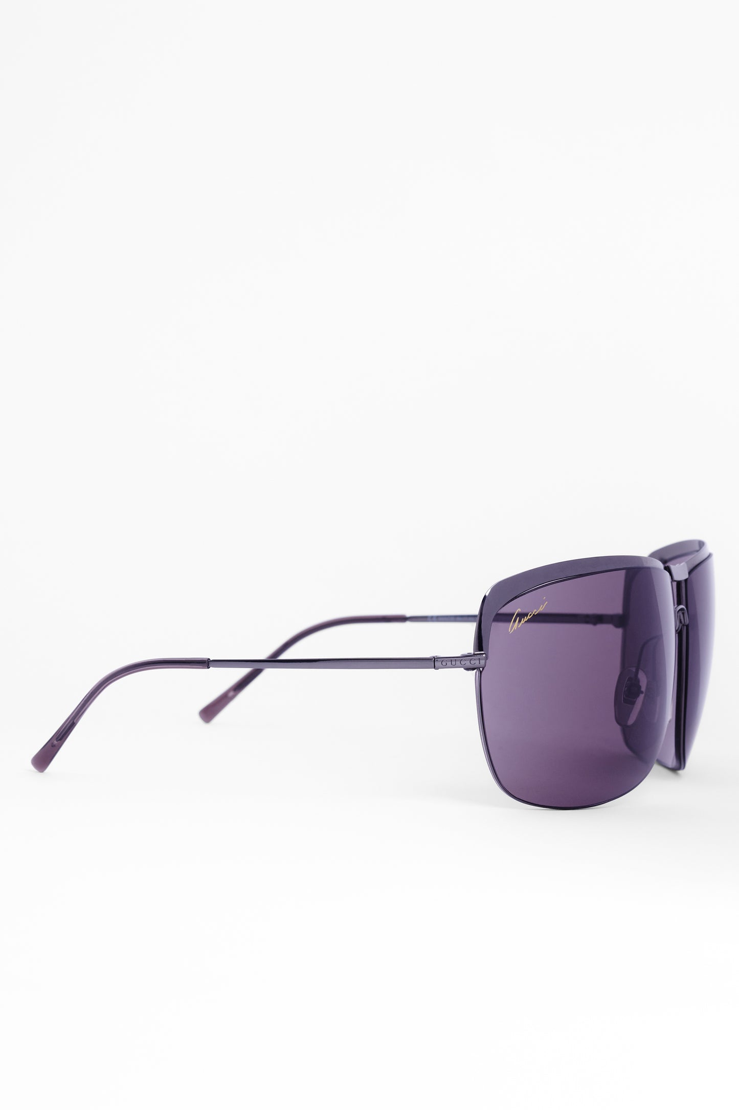 2000 Oversize Rectangular Aviator Sunglasses