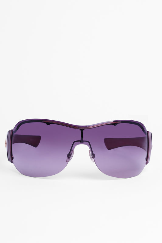 Vintage 2000’s Purple Shield Sunglasses