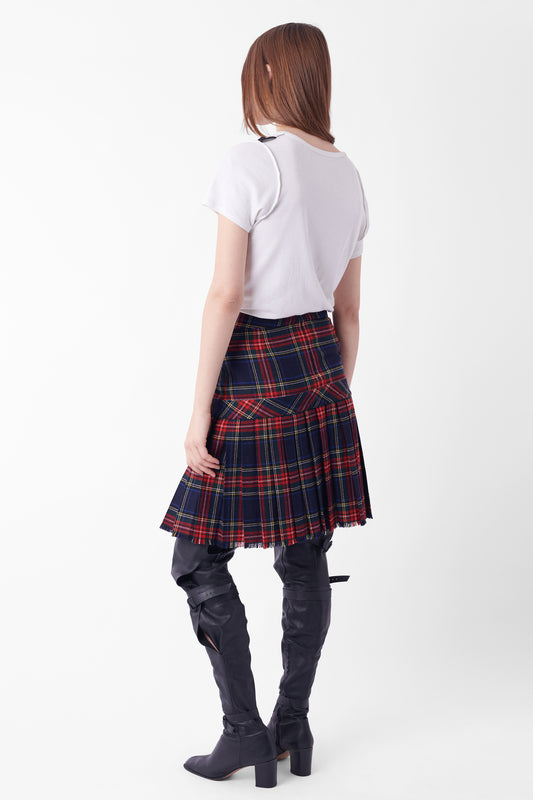 Vintage Blumarine Tartan Skirt