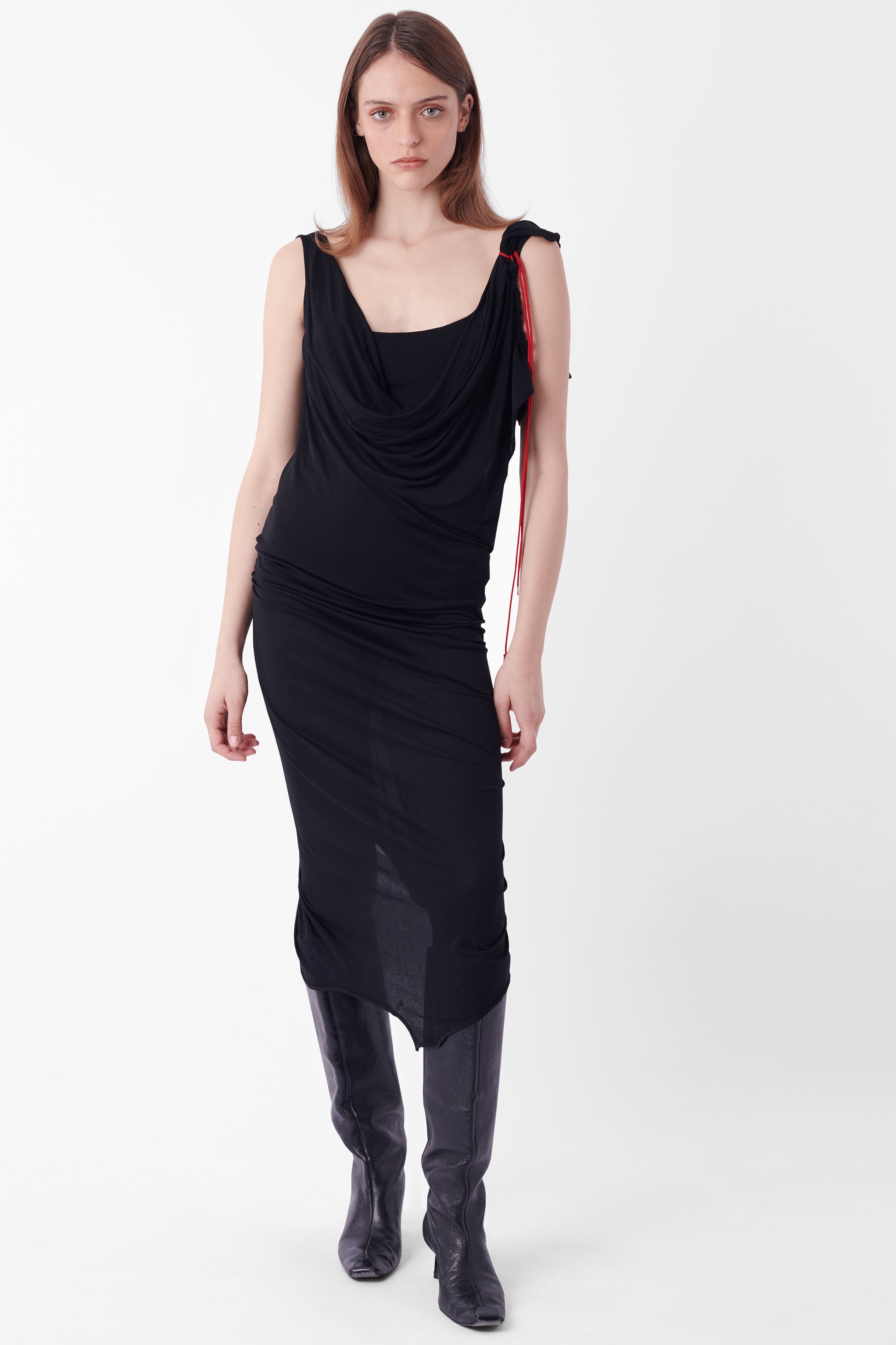 S/S 2020 Runway Backless Black Dress Nordic Poetry S/S 2020 Runway Backless Black Dress Nordic Poetry