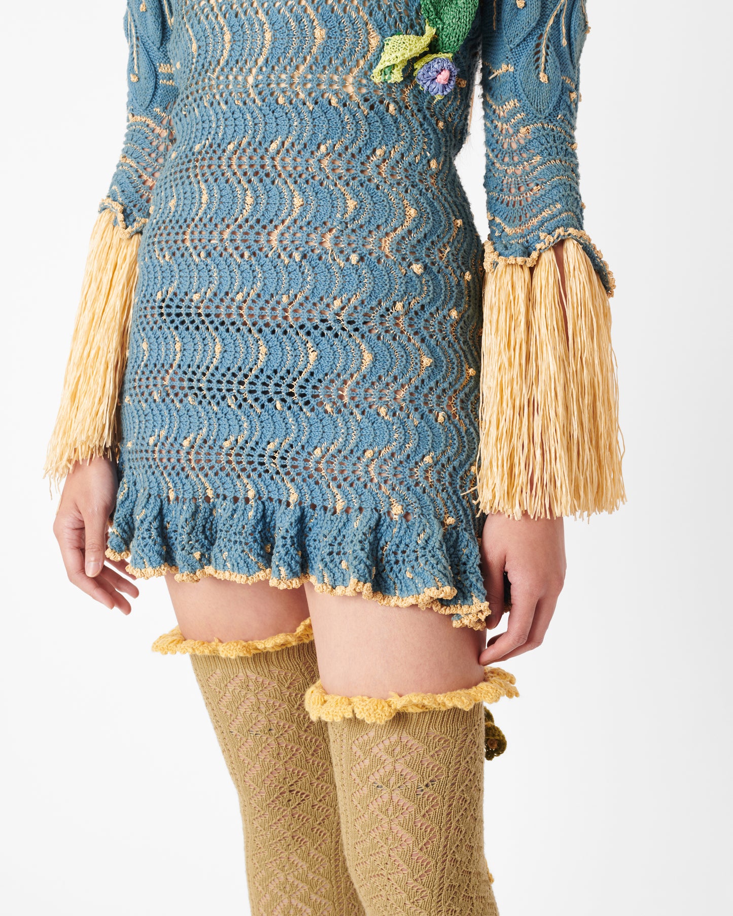 Vintage F/W 1994 ‘On Liberty’ Hand Knitted Runway Dress