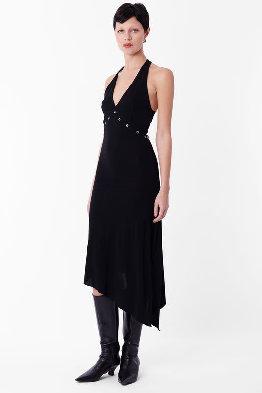 Vintage1990’s  Black Asymmetric Dress