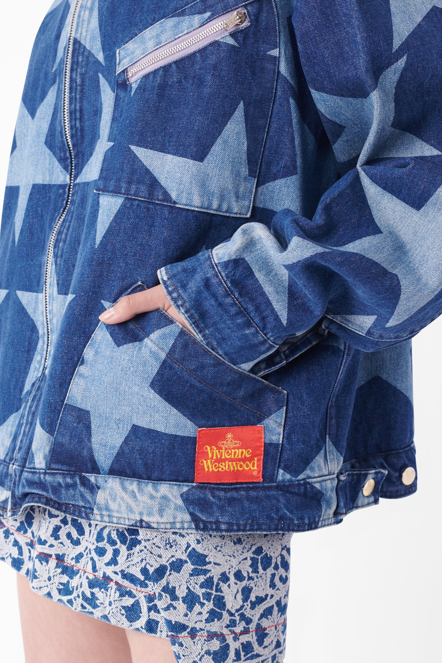 Vintage S/S 1985/86 Runway Mini Crini Star Denim Jacket