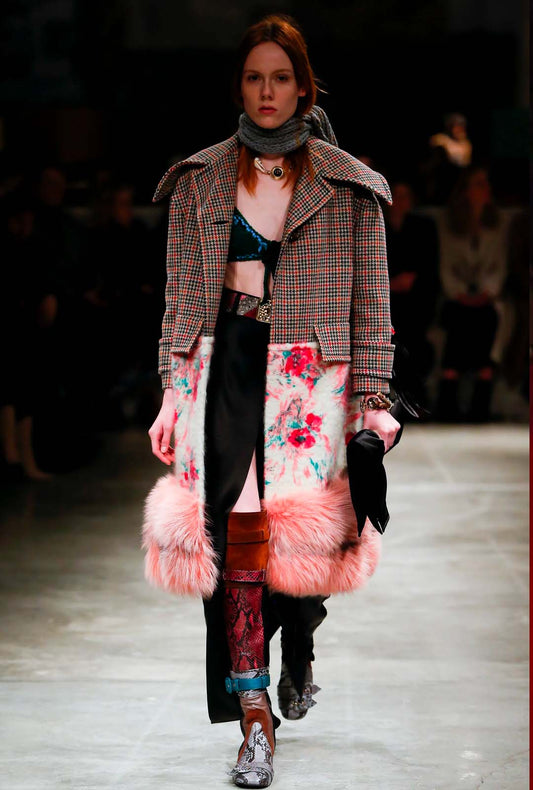 Prada F/W 2017 Fox Fur Coat