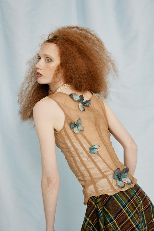 Vintage 1998 Butterfly Corset Top