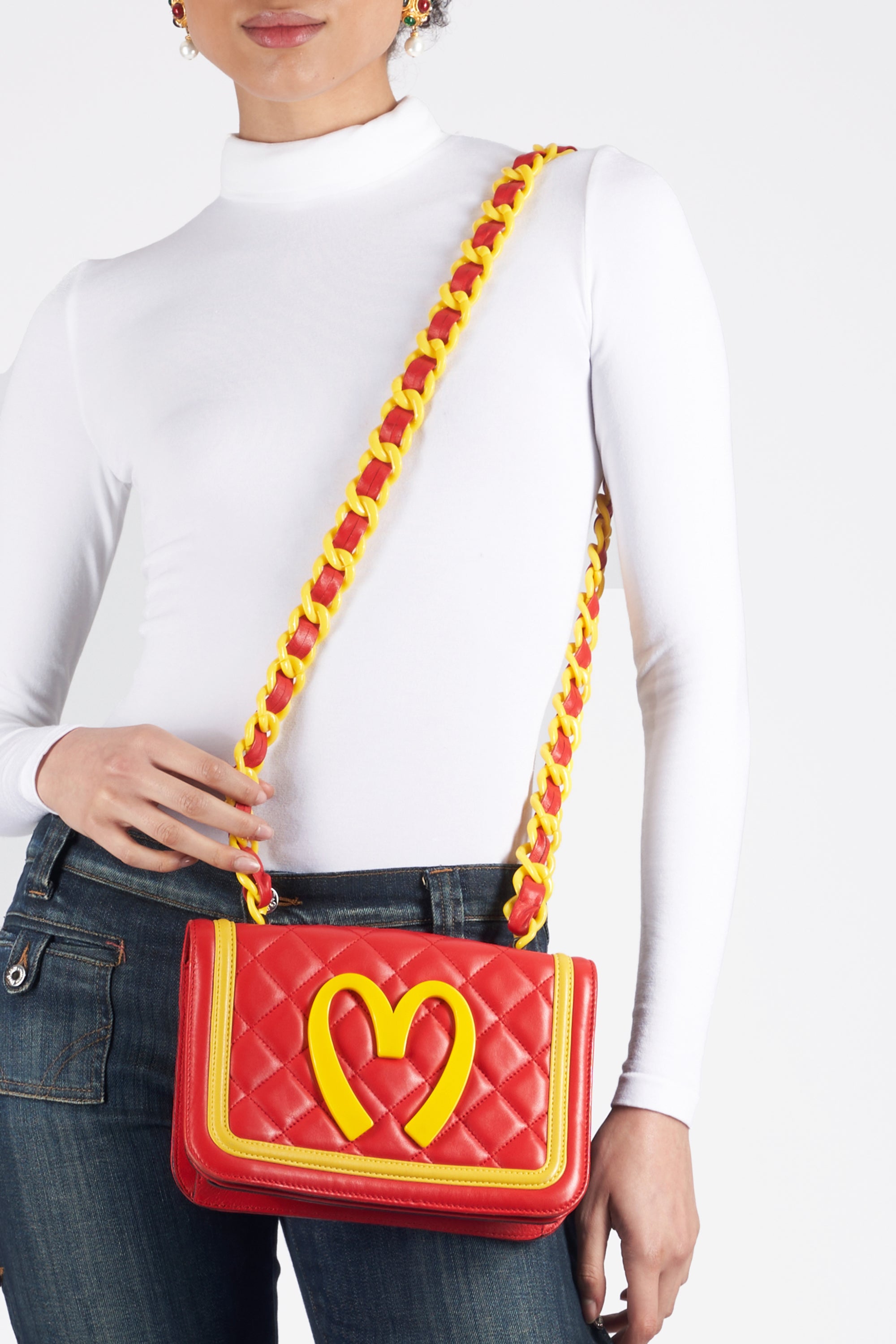 F W 2014 McDonald s Leather Crossbody Bag