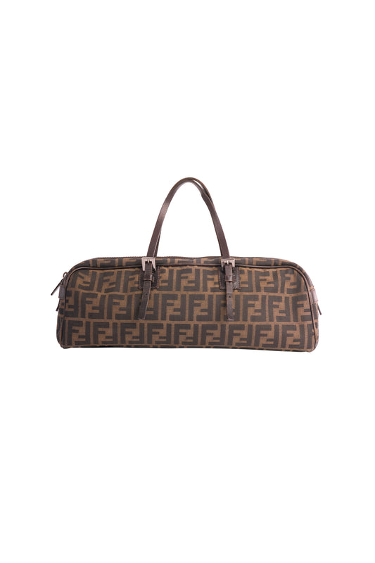 Vintage 1990’s Brown Zucca Print Bowling Bag