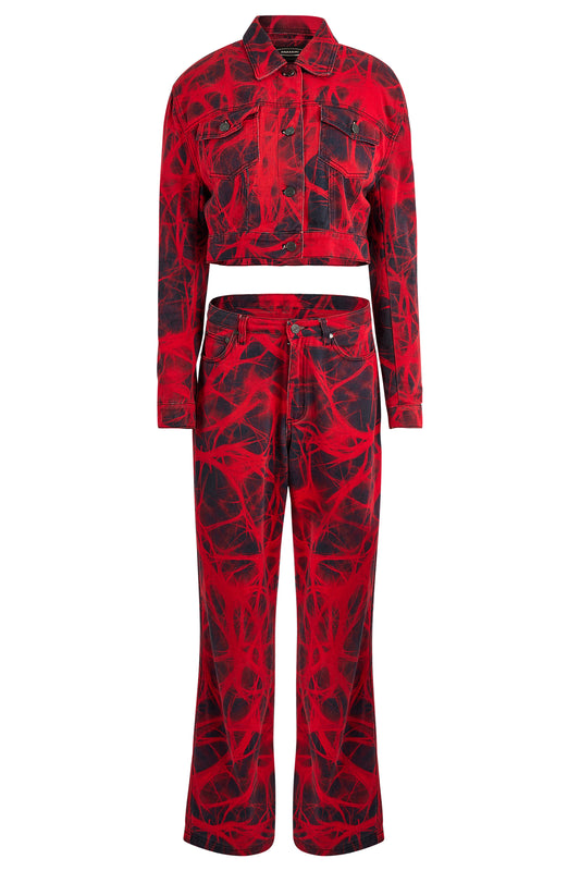 Annakiki S/S 2022 Denim X-ray Co-ord Set