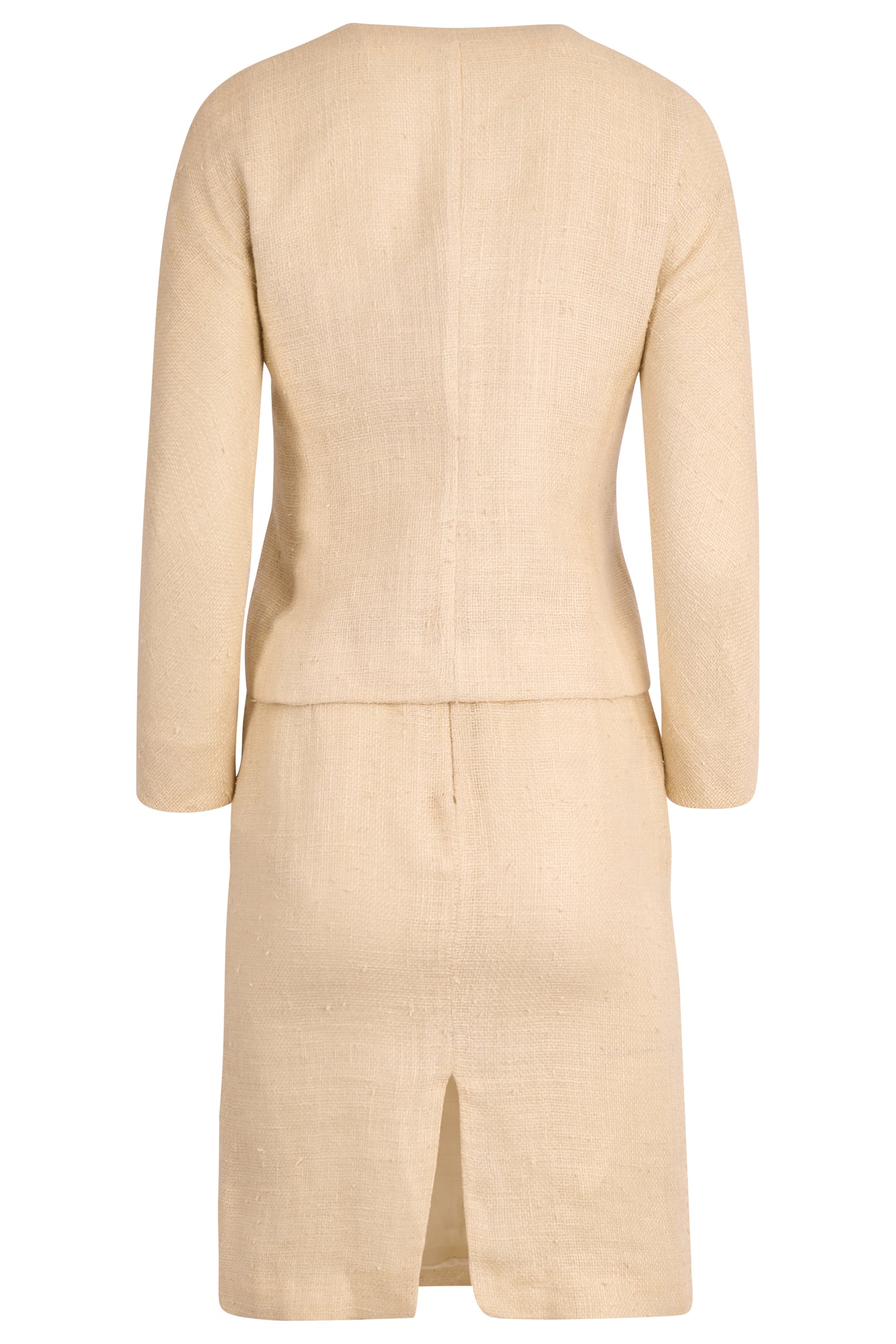 Vintage Gianni Versace 1980's Cream Linen Three Pieces Co ord Set