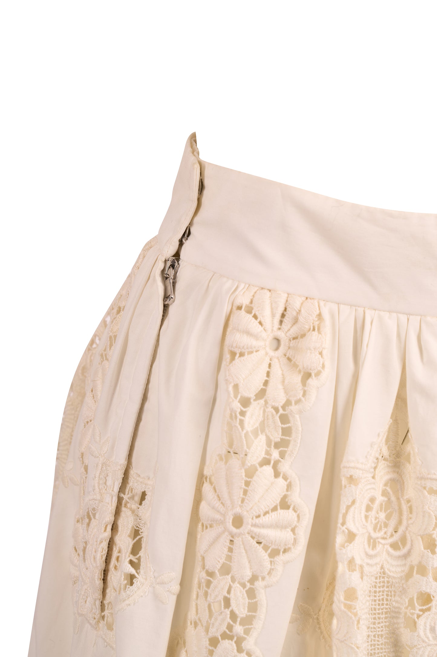 Vintage Dolce&Gabbana S/S 2011 White Lace Skirt Co ord Set