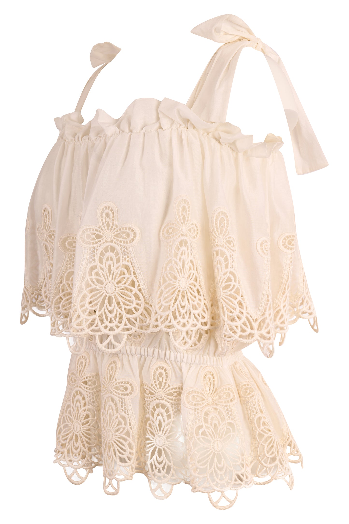 Vintage Dolce&Gabbana S/S 2011 White Lace Skirt Co ord Set
