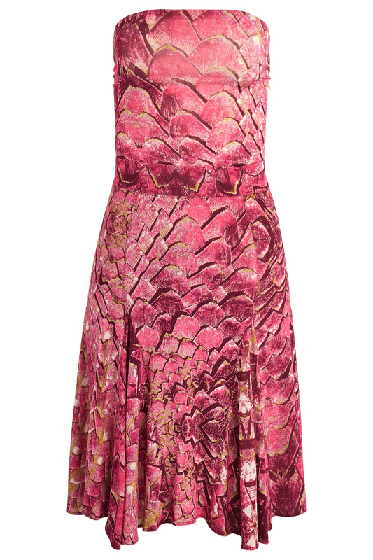 Vintage Just Cavalli S/S 2007 Pink Animal Print Skirt Co-Ord Set